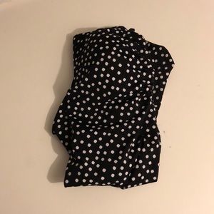 Jantzen Black w/ white polka dotted 1 piece